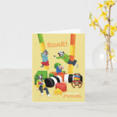 Dolle Hond Zachte Speelplaats Brul, je bent vier Kaart (Gele Bloem)