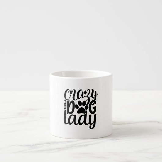 Dolle Honden Dame Espresso Kop (Voorkant)