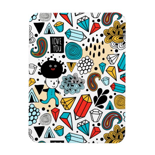 Dolle hoofd magneet (Verticaal)