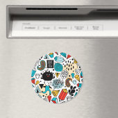 Dolle hoofd magneet (Insitu (Vaatwasser))