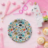 Dolle hoofd papieren bordje (Feest)