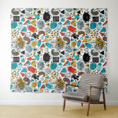 Dolle hoofd wandkleed (In Situ (horizontaal))