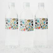 Dolle hoofd waterfles etiket (Flessen)