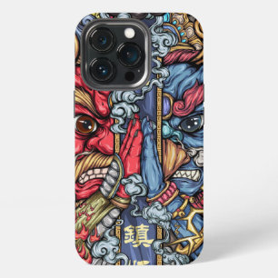 Dolle Japan Samurai Draak Graffiti iPhone 13 Pro Hoesje