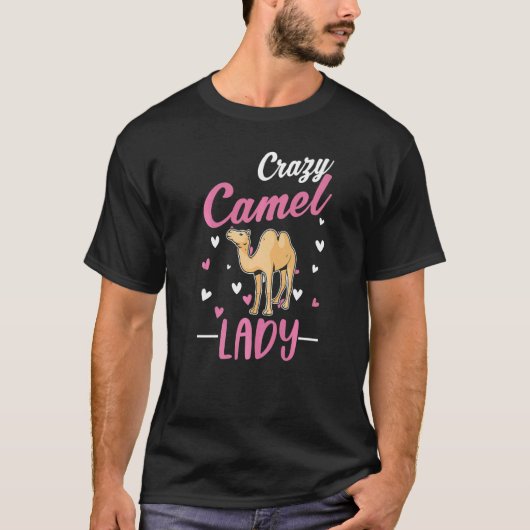 Dolle Kameeldame Kameel Meisje T-shirt (Voorkant)
