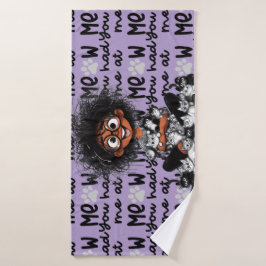 Dolle Kat Dame  Badhanddoek