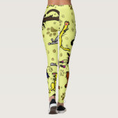 Dolle Kat Dame Leggings (Achterkant)
