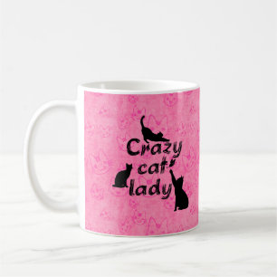 Dolle Kat Dame Leuk Grappig en Cool Speelse Katten Koffiemok