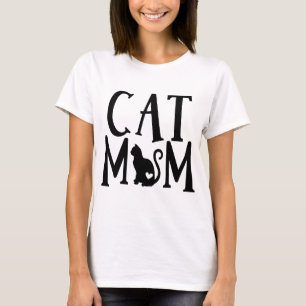 Dolle Kat Dames Moeder Kitten Liefhebber Kitty Kat T-shirt