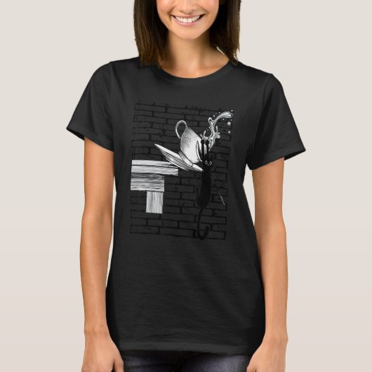 Dolle Kat Klauwen T-shirt (Voorkant)