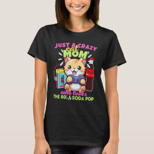 Dolle Kat Moeder Die Van Gamen Frisdrank & De Jare T-shirt
