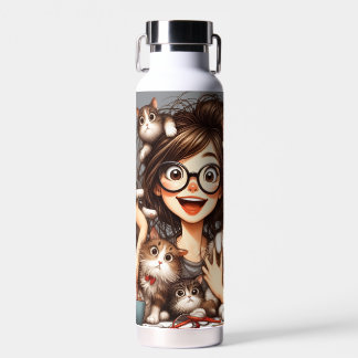 Dolle Kat Vrouw Waterfles