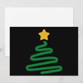 Dolle Kerstboom Feestdagenkaart (Voorkant / Achterkant)