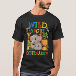 Dolle Kindergarten Safari Dieren Jungle Back T-shirt