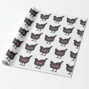 Dolle Kippen Dame Cadeaupapier