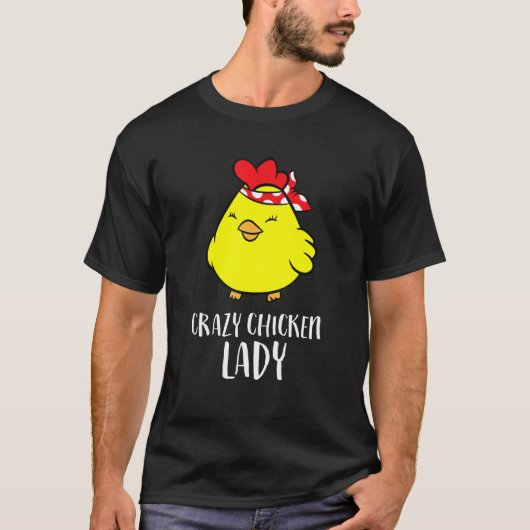 Dolle Kippen Dame Grappige Kip T-shirt (Voorkant)
