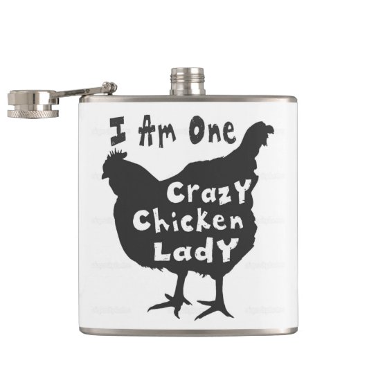 Dolle Kippen Dame Heupfles (Geopend)