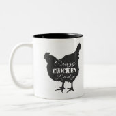 Dolle Kippen Dame Tweekleurige Koffiemok (Links)