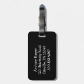 Dolle Koe Bagagelabel (Achterkant verticaal)