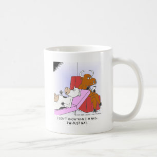 Dolle Koe in therapie Grappige cadeaus & verzamelo Koffiemok