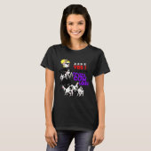 Dolle Koeien Dame Koe T-shirt (Voorkant volledig)