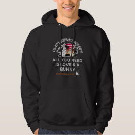 Dolle Konijn Persoon Hoodie
