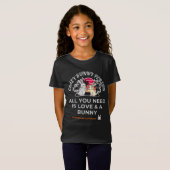 Dolle Konijn Persoon T-shirt (Voorkant volledig)