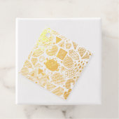 Dolle kop bedankjes labels (Met doos)