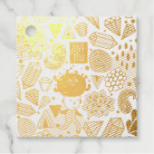 Dolle kop bedankjes labels (Voorkant)