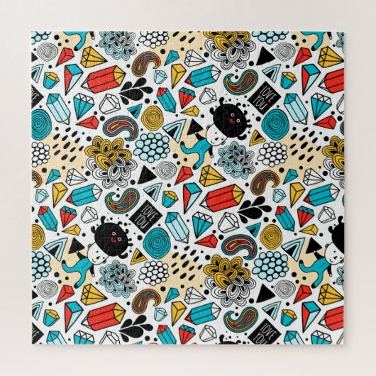 Dolle kop legpuzzel (Verticaal)