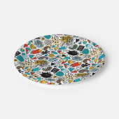 Dolle kop papieren bordje (Gekanteld)