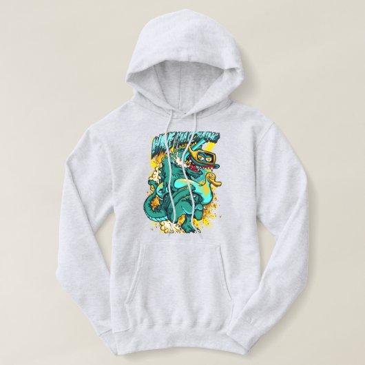 Dolle krokodil 🐊 hoodie (Design voorkant)