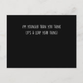 Dolle Leaper Schrikkeljaar Baby Statement Ik Ben M Briefkaart (Voorkant)