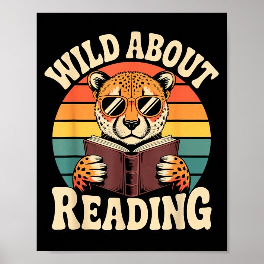Dolle lezen leuke leesweek poster (Voorkant)