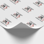 Dolle Liefde Border Collie Hond Harten_1 Cadeaupapier (Hoek)