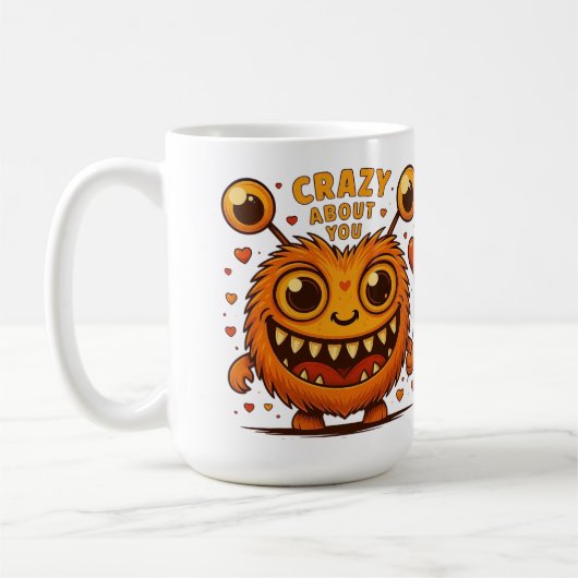 Dolle liefde voor jou Monsterliefde mok (Links)