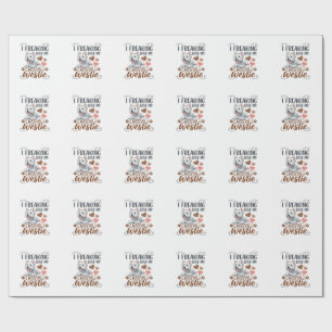 Dolle Liefde Westie Hond Harten Pootjes_1 Cadeaupapier