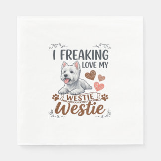 Dolle Liefde Westie Hond Harten Pootjes_1 Servet