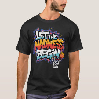 Dolle Maart Begin Basketbal Graffiti Team T-shirt