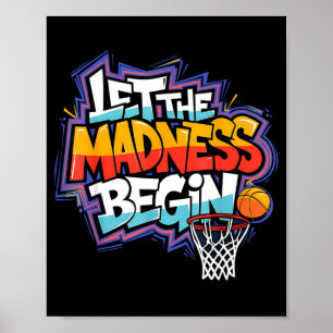 Dolle maart begint basketball graffiti squad poster