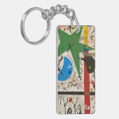 DOLLE NACHT MET GROENE STER SLEUTELHANGER (Voorkant Links)