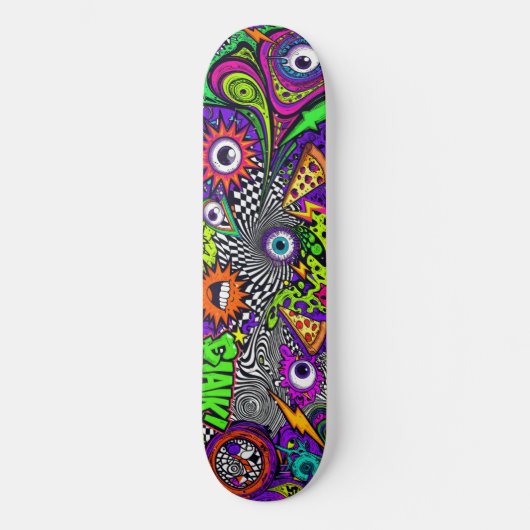 DOLLE Ogen Persoonlijk Skateboard (Voorkant)