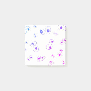 Dolle ogen tekenen, eenvoudig, dwaas en leuk post-it® notes