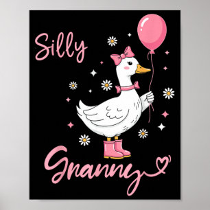 Dolle Oma Schattige Gans Oma Familie Poster