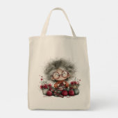 Dolle oma tote bag (Achterkant)
