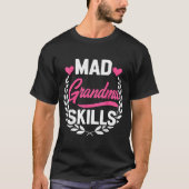 Dolle Oma Vaardigheden T-shirt (Voorkant)