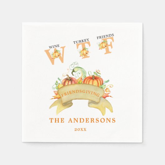 Dolle Oogst Dankfeestmaal Servet (Voorkant)