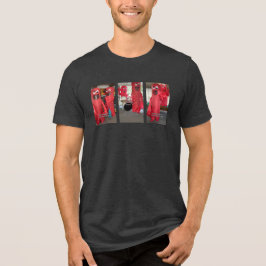 Dolle Opblaasbare Buis Mannen STC grappige heren t Tri-Blend Shirt