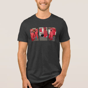 Dolle Opblaasbare Buis Mannen STC grappige heren t Tri-Blend Shirt