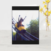 Dolle Paardrijden Achtbaan Meme Internet Fu Kaart (Gele Bloem)